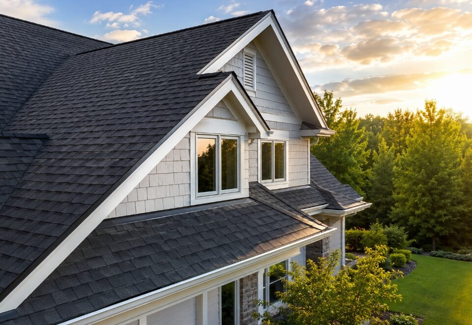 Santa Clara, CA roofing on a well-maintained home.