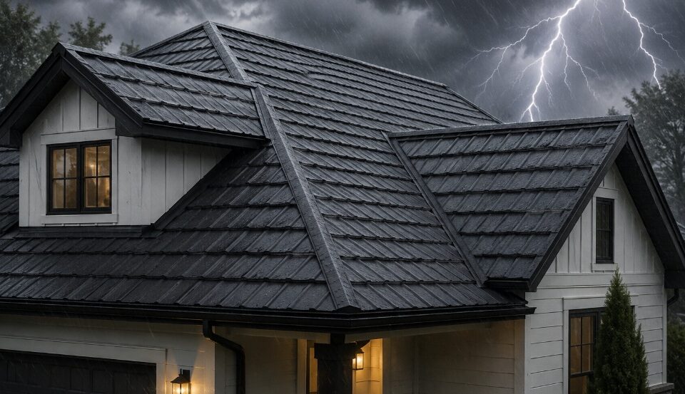 Sunnyvale, CA roofing with protective metal materials designed to help shield homes from harsh weather.